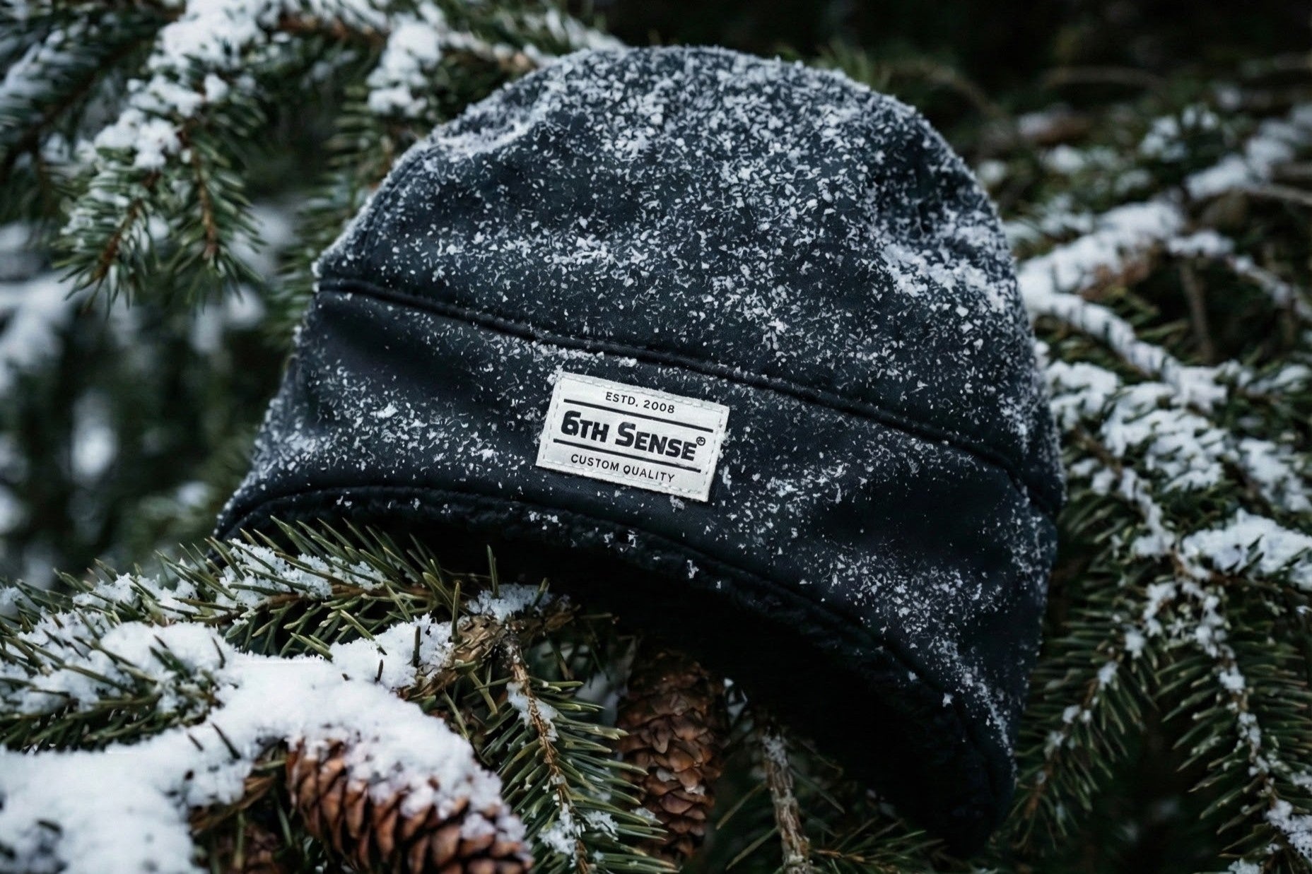 IceWood Beanie - Black – 6th Sense Fishing