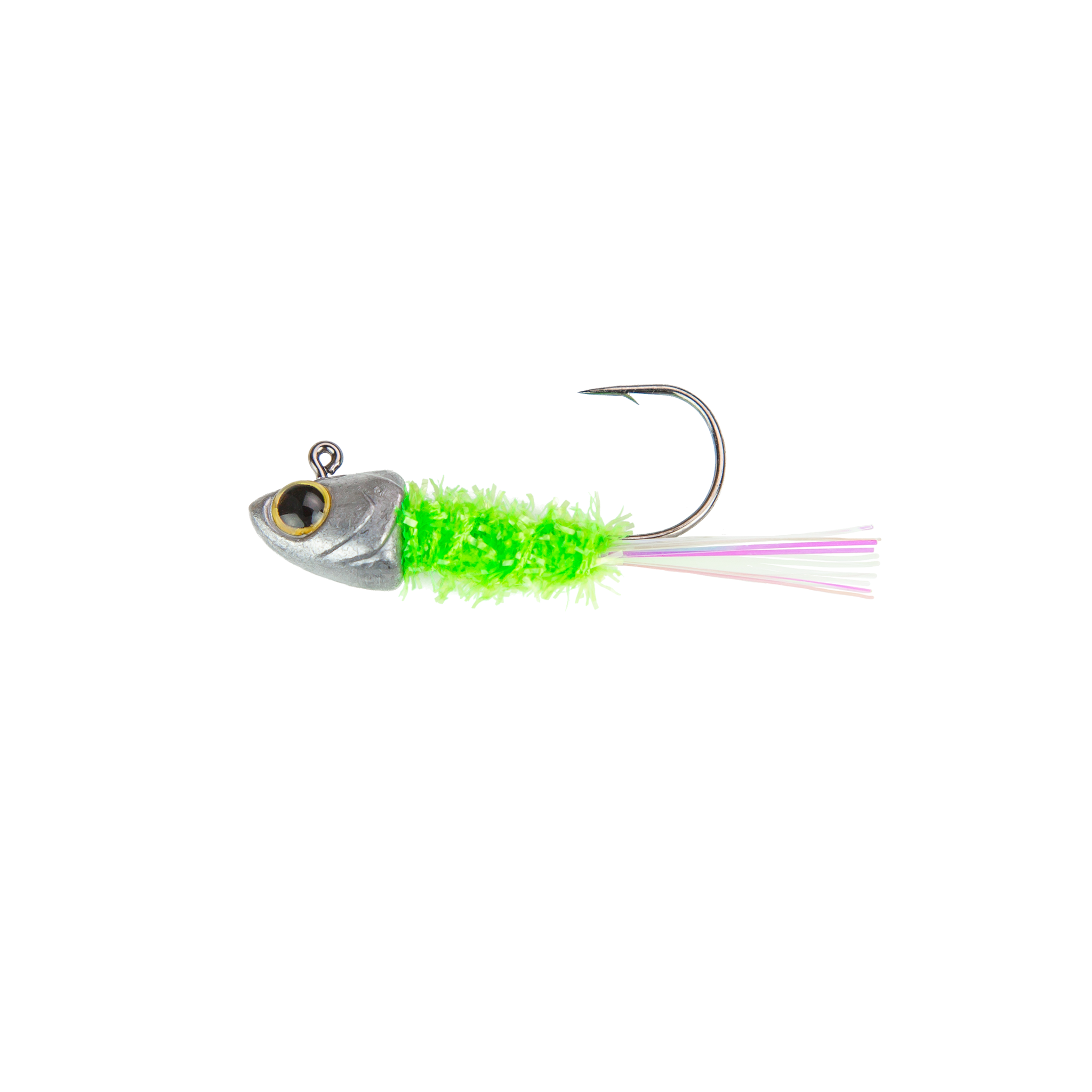 6th Sense Fishing - Crappie - Spangle Tinsel Jigs - Chartreuse Minnow