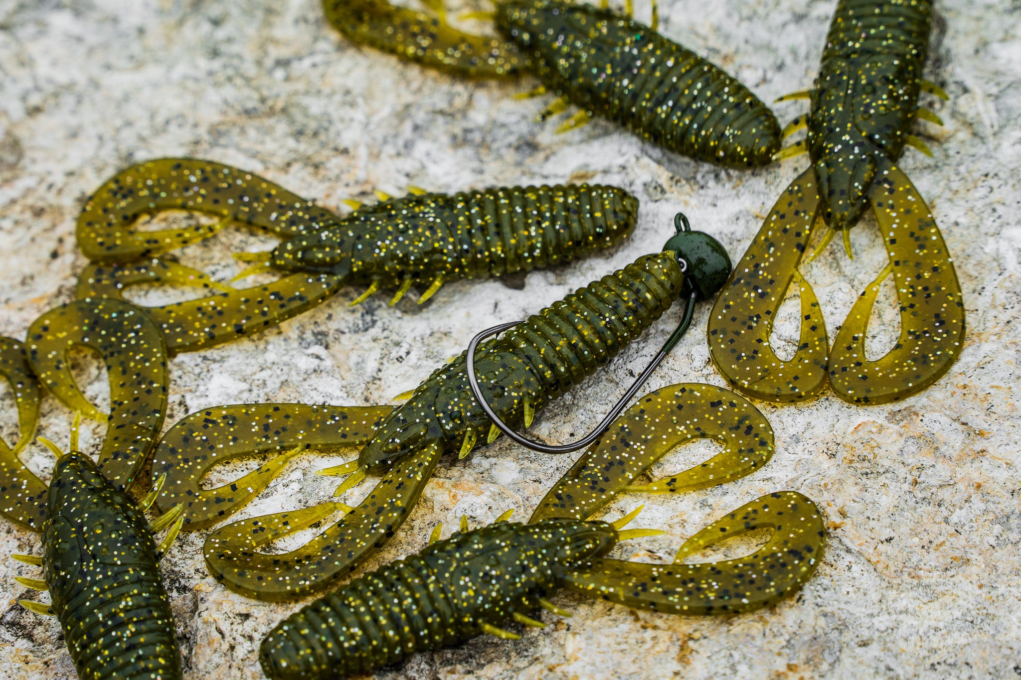 Stroker Craw - Green Pumpkin Burst