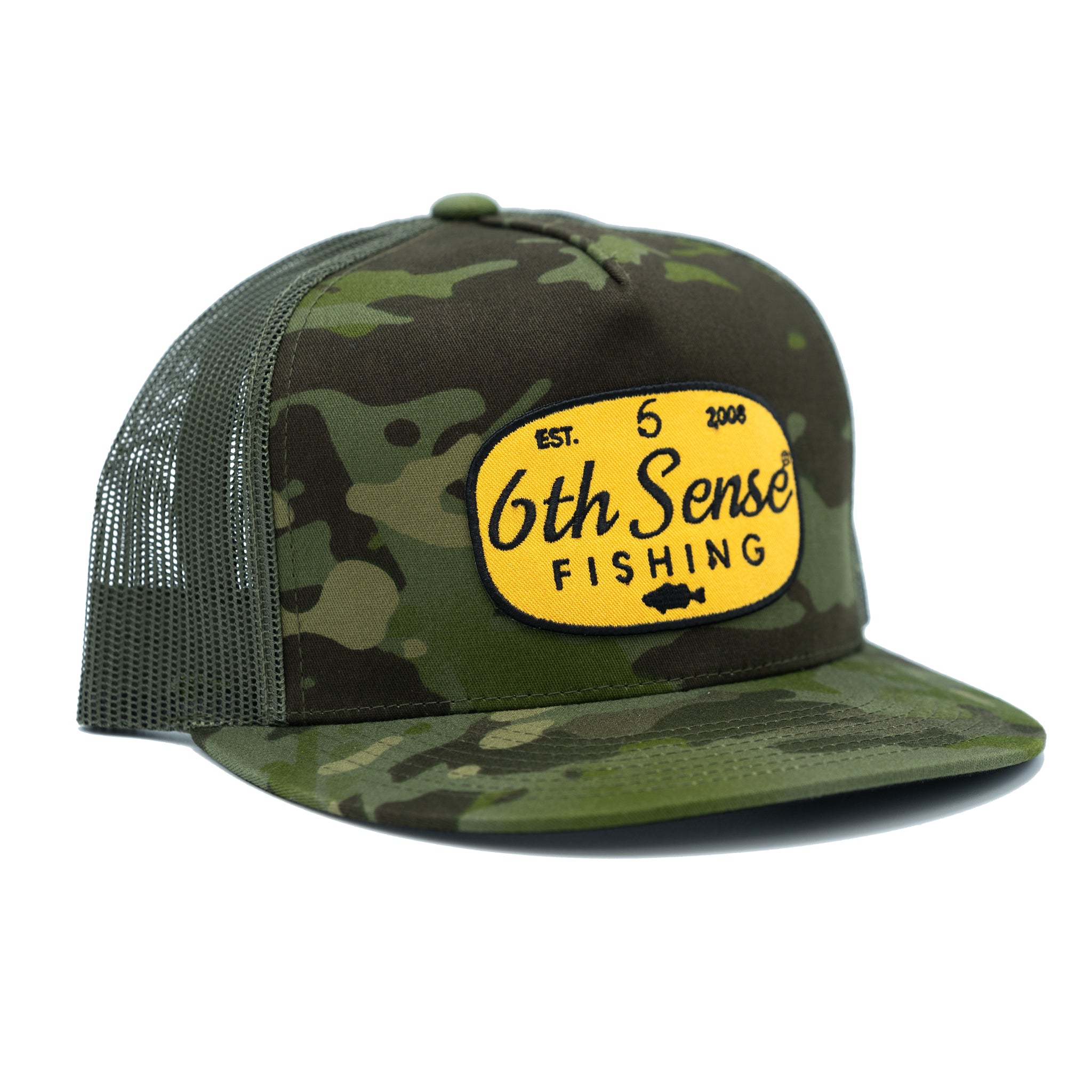 Shop Online Now  6th Sense Fishing Headwear Gold 6 - Black Camo/Black