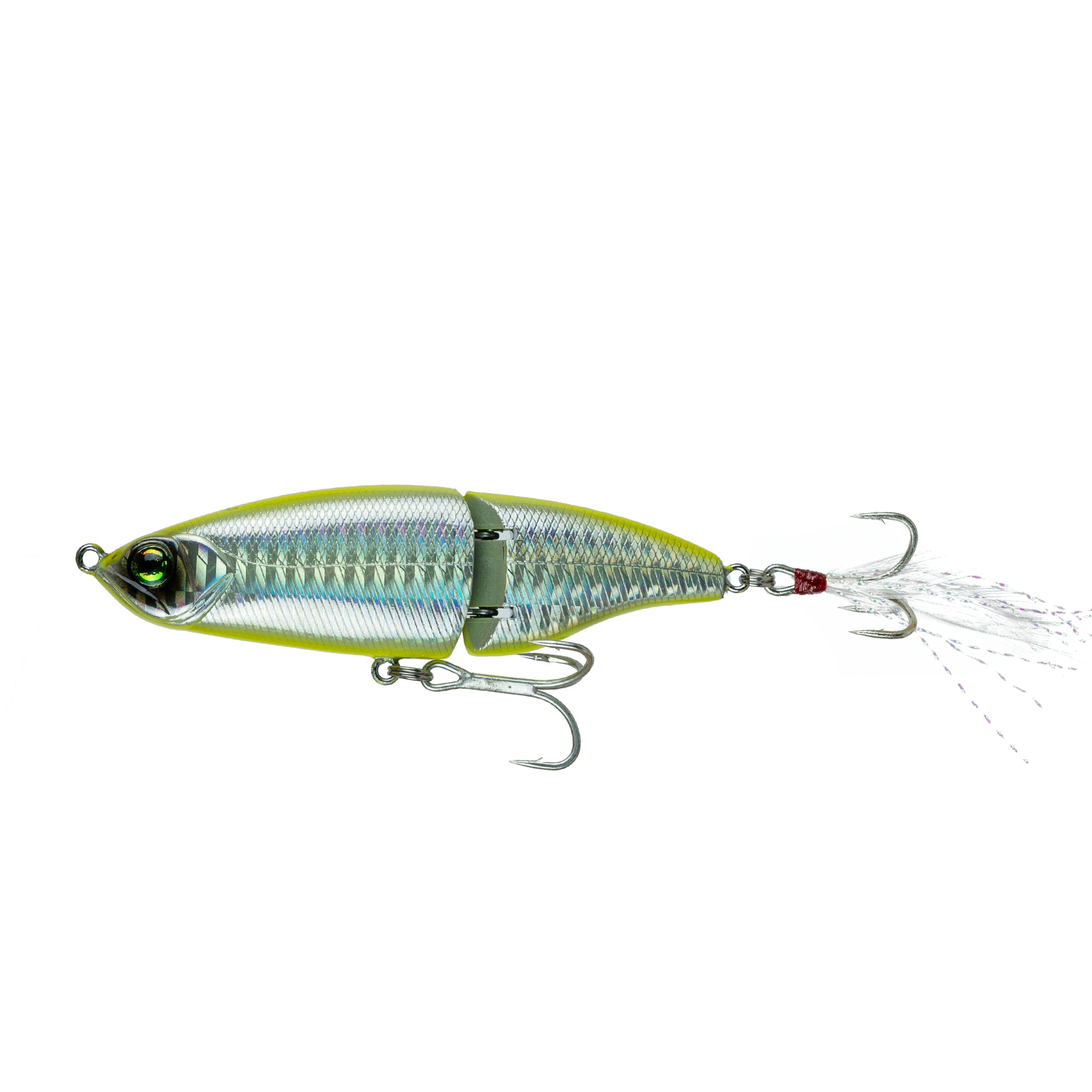 6th Sense Speed Glide 100 Saltwater Swimbait, Dirty Chartreuse