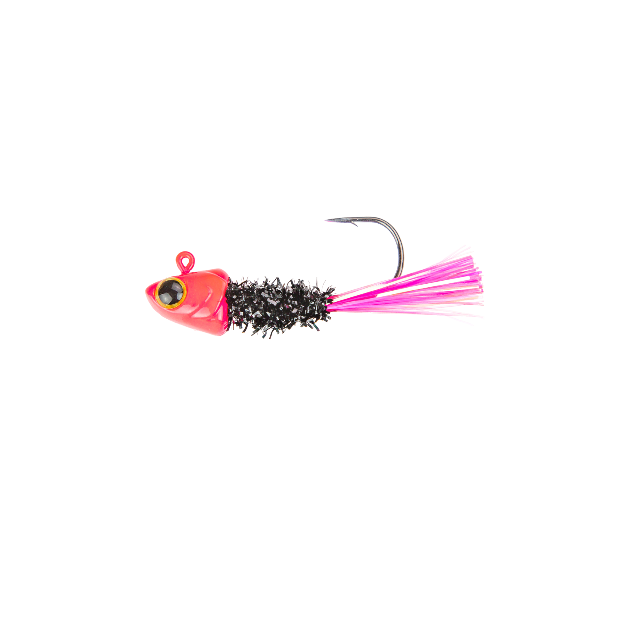 6th Sense Fishing - Crappie - Spangle Tinsel Jigs - Black Rose