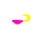 Curly Clobber - Pink-Treuse - 6th Sense Fishing