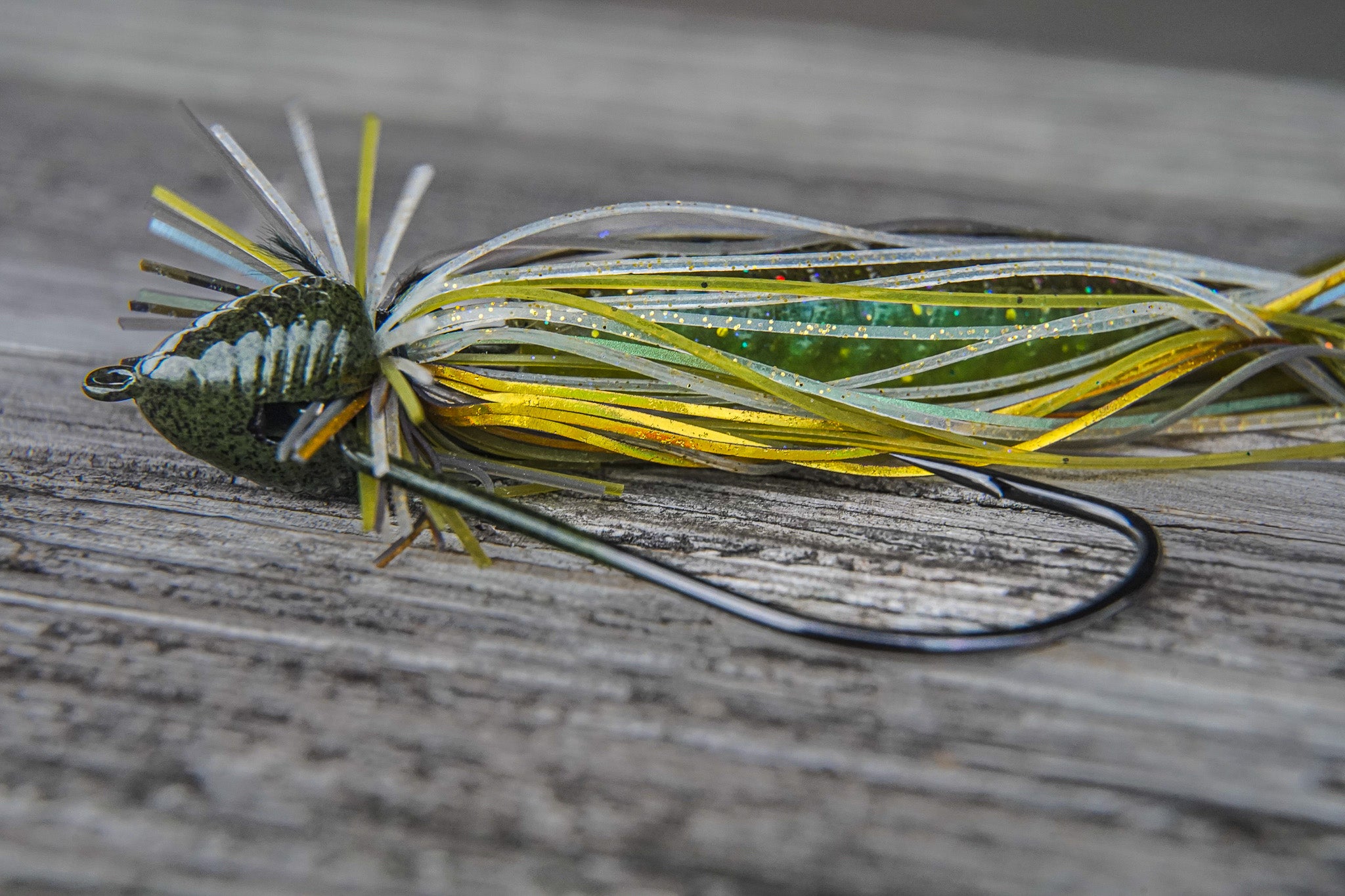 6th Sense Pecos Underspin Jig Heads Chartreuse Minnow